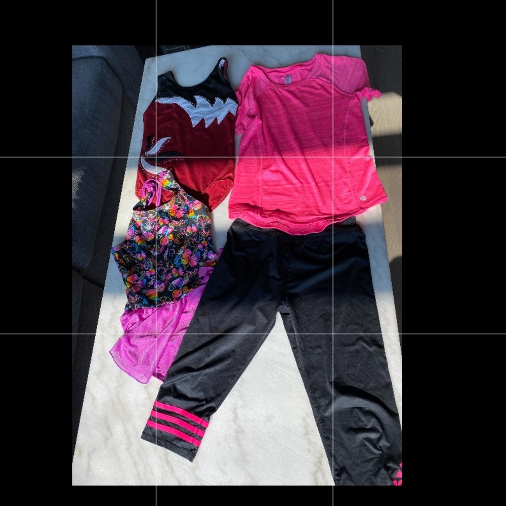Girls athletic clothes bundle lot size M (7/8)